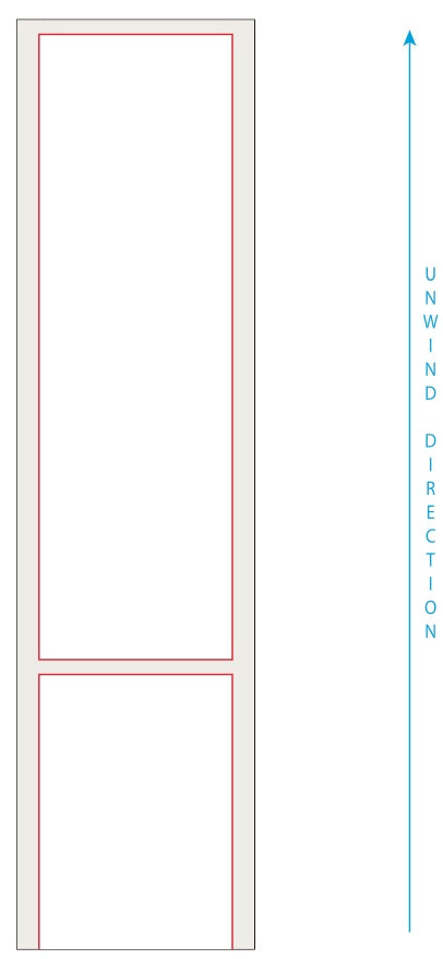1.625"x5.25" Rectangle Blank on VIP HG Paper (E#23444)