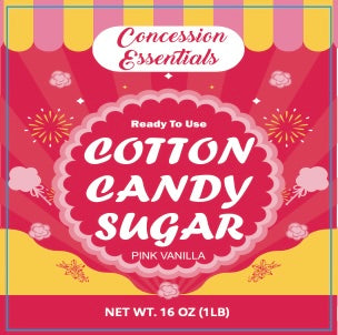CE - Cotton Candy Sugar (Pink/Blue) 16oz Fronts (3x3")
