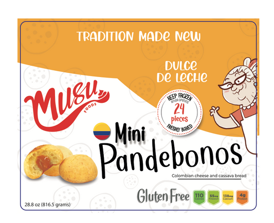 Pandebonos 24ct - Dulce De Leche Front