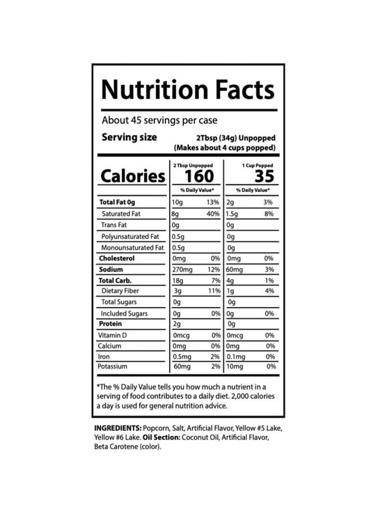 CE - Nutrition Facts (2x4")