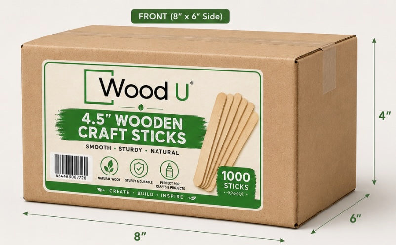 4.5" Wooden Craft Sticks Labels (3x4.5") E# 23570