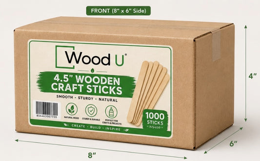 4.5" Wooden Craft Sticks Labels (3x4.5") E# 23570