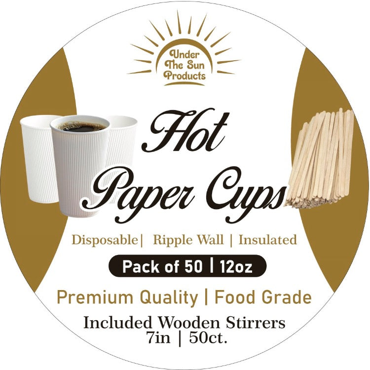 Paper Cups (7.5"x7.5" Circles)