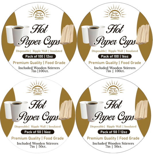Paper Cups (7.5"x7.5" Circles)