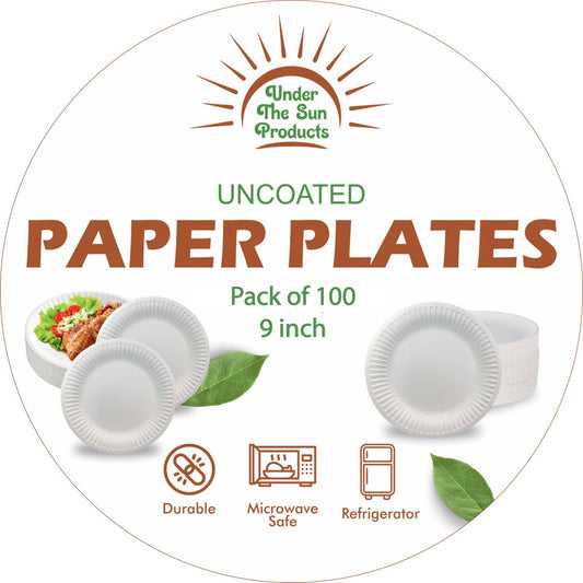 Paper Plates Labels (8.25"x8.25" Circle)