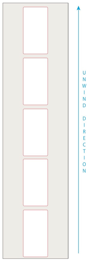 .75"x1.435" Rectangle Blank on VIP HG Paper (E#23439)