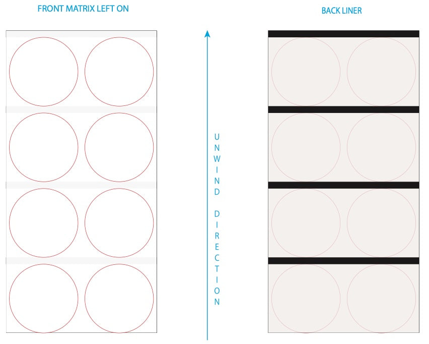 1.25" Circle Blank on VIP HG Paper (E#23425)