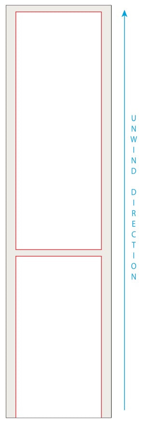 1.625"x4.5" Rectangle Blank on VIP HG Paper (E#23441)