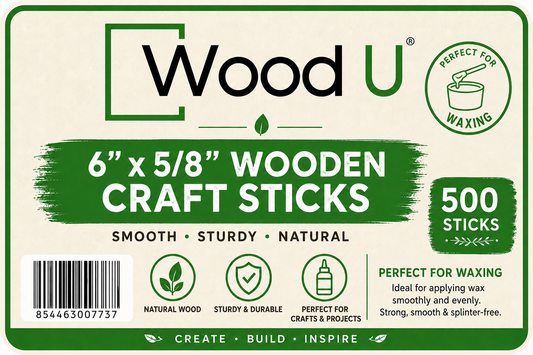 6" Wooden Craft Sticks Labels (4x6") E# 23571