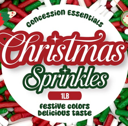 CE - 1lb Christmas Sprinkles Fronts (3x3")