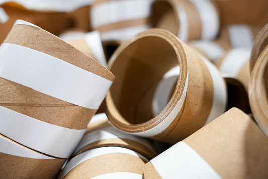 Label Cores with Transfer Tape (3" Cores" - 1/4" Thickness)