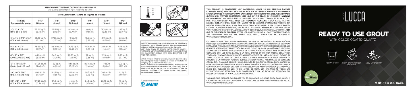 4"x18" Printed White Vinyl Label Sheets