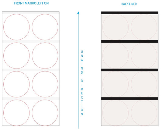 1.25" Circle Blank on VIP HG Paper (E#23425)