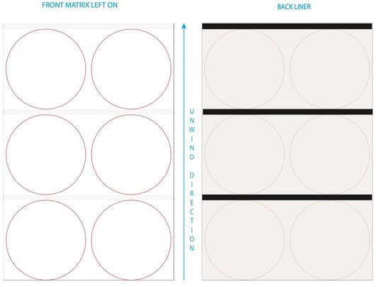 1.75" Circle Blank on VIP HG Paper (E#23427)