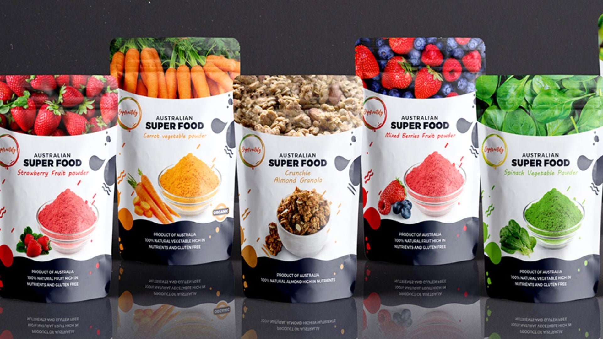 Custom printed food online pouches